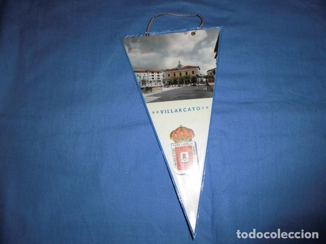 Galhardetes de cole&ccedil;&atilde;o: BANDERIN: ANTIGUO BANDERIN DE VILLARCAYO - A&Ntilde;OS 60 - 70. ORIGINAL.