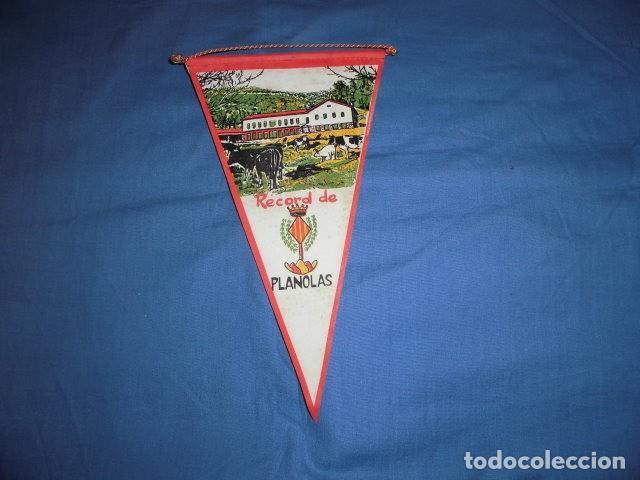 Galhardetes de cole&ccedil;&atilde;o: BANDERIN: ANTIGUO BANDERIN RECORD DE PLANOLAS. A&Ntilde;OS 60 - 70. ORIGINAL