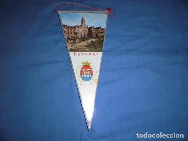 Galhardetes de cole&ccedil;&atilde;o: BANDERIN: ANTIGUO BANDERIN DE DURANGO. A&Ntilde;OS 60 - 70. ORIGINAL
