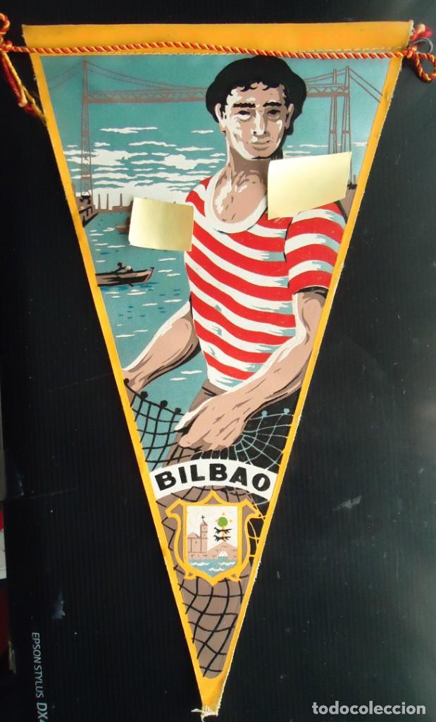 Galhardetes de cole&ccedil;&atilde;o: banderin portugalete guecho bilbao vizcaya pais vasco euskadi turismo ria nervion puente colgante