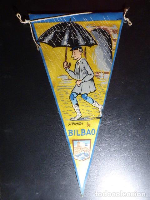 Banderines de colecci&oacute;n: BANDERIN SIRIMIRI DE BILBAO. 28 CM LONG.