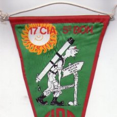 Banderines de colección: 17 CIA 5º BON CIRE TALARN 1969. Lote 144647450
