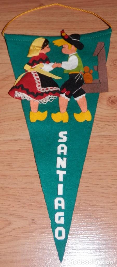 Banderines de colecci&oacute;n: BANDERIN VINTAGE DE SANTIAGO COMPOSTELA