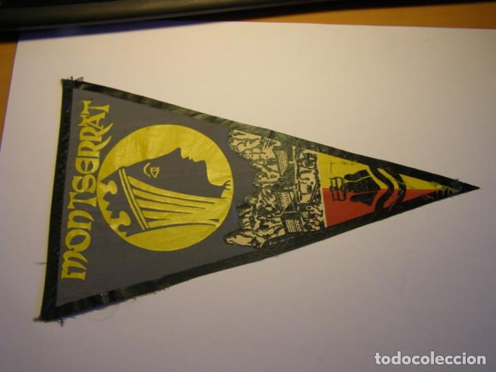 Banderines de colecci&oacute;n: Antiguo banderin de Montserrat, a&ntilde;os 1960.