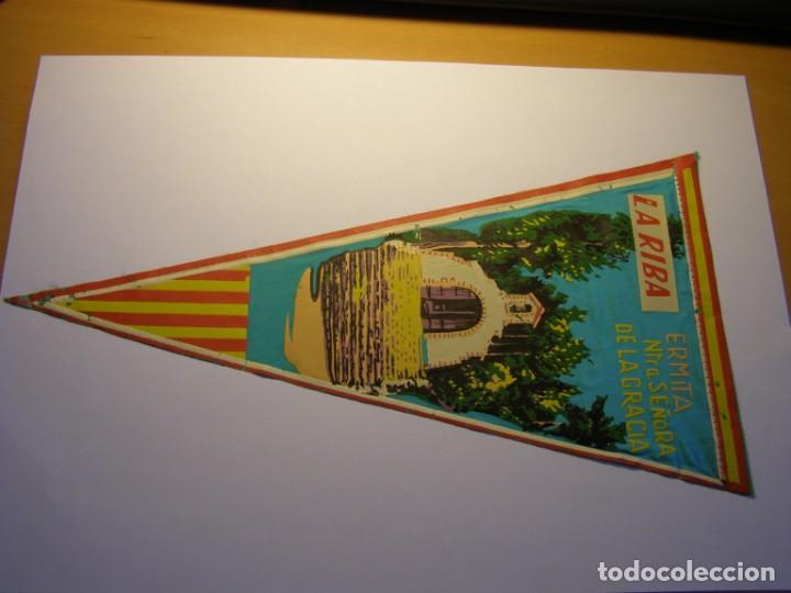 Banderines de colecci&oacute;n: Antiguo banderin la Riba, ermita n&ordf; s&ordf; de la Gracia, Tarragona, a&ntilde;os 1960.