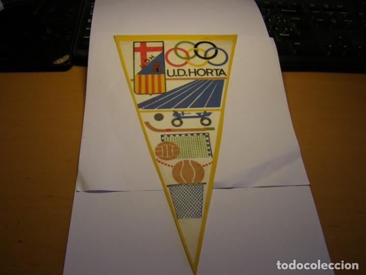 Banderines de colecci&oacute;n: Banderin Uni&oacute;n deportiva Horta, a&ntilde;os 1960.