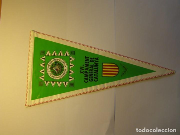 Sammlung von Wimpeln: Banderin XVI campament general de Catalunya, Serreta de Capolat, centre ex. Bages, a&ntilde;o 1966.