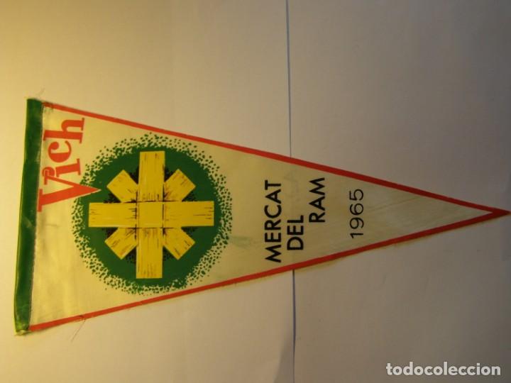 Sammlung von Wimpeln: Banderin Mercat del Ram, Vic, a&ntilde;o 1965.