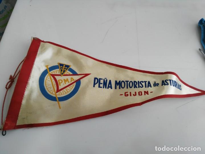 Banderines de colecci&oacute;n: ANTIGUO BANDERIN DE PE&Ntilde;A MOTORISTA ASTURIAS