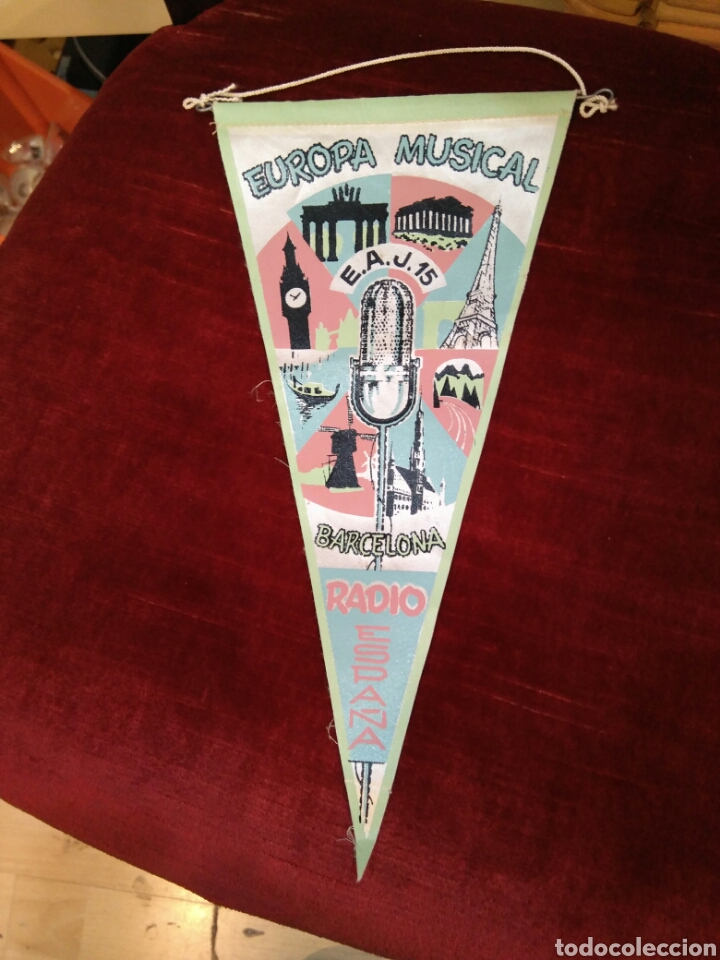 Sammlung von Wimpeln: Bander&iacute;n Radio Espa&ntilde;a, Barcelona E.AJ.15