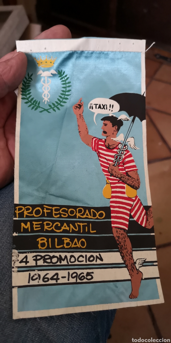 Galhardetes de cole&ccedil;&atilde;o: , bander&iacute;n del profesorado mercantil Bilbao, 4&ordf; promoci&oacute;n 1964 1965