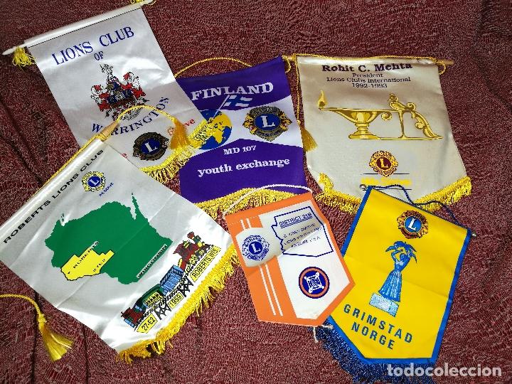 lote 6 unidades banderin club de leones viña de - Buy Antique and  collectible pennants on todocoleccion