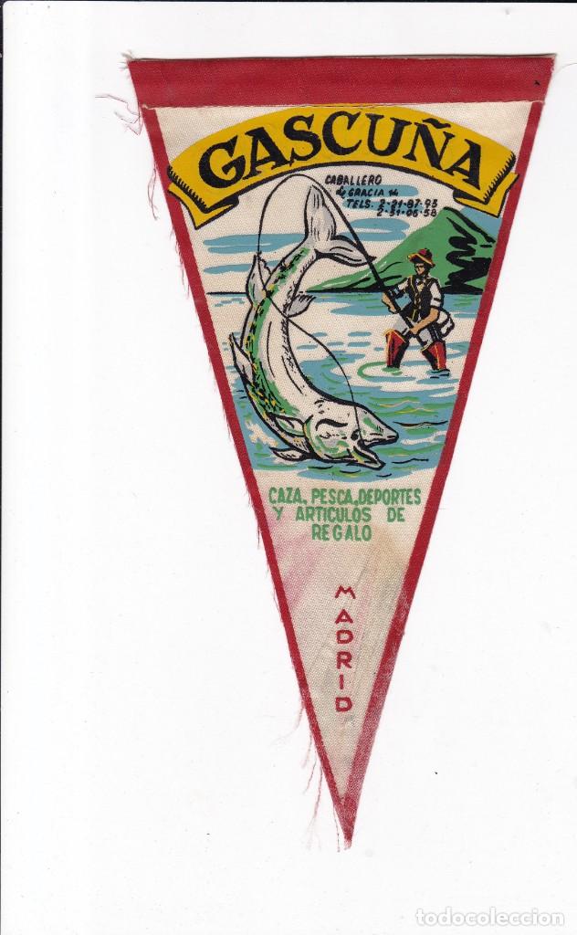 Bandierine di collezione: BANDERIN - GASCU&Ntilde;A - CAZA, PESCA, DEPORTES - MADRID