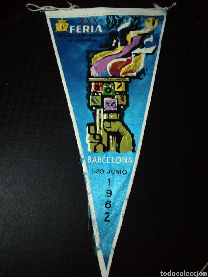 Bandierine di collezione: Banderin Feria Oficial de Barcelona 1962