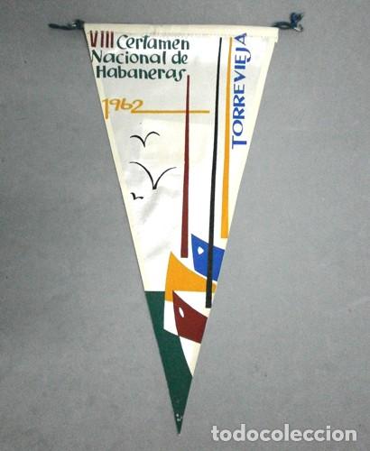 Banderines de colecci&oacute;n: BANDERIN VIII CERTAMEN NACIONAL DE HABANERAS, TORRE VIEJA  - BANDERIN-183