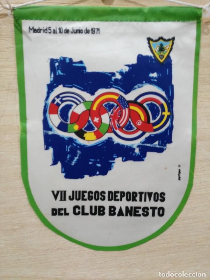 Banderines de colecci&oacute;n: Bander&iacute;n VII Juegos Deportivos del Club Banesto - 5 / 10 Junio 1971