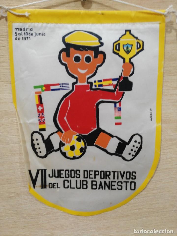 Banderines de colecci&oacute;n: Bander&iacute;n VII Juegos Deportivos del Club Banesto - 5 / 10 Junio 1971