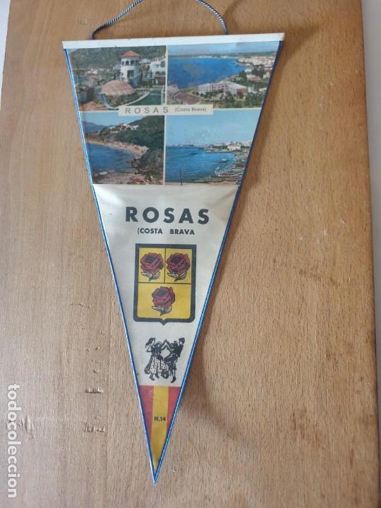 Bandierine di collezione: 2 BANDERINES  COSTA BRAVA - ROSAS