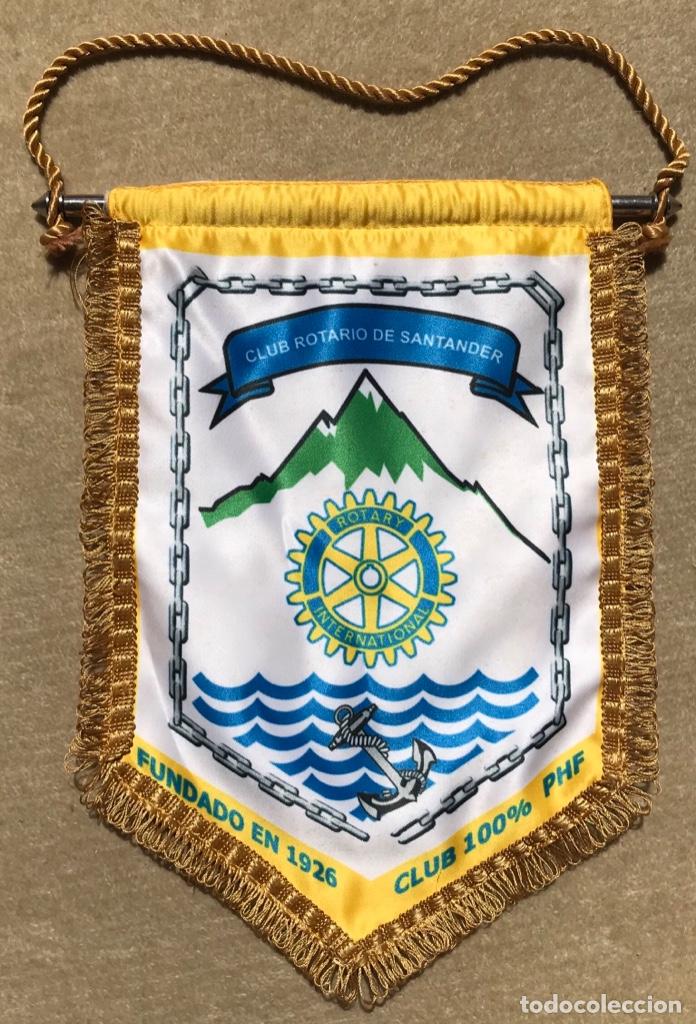 Banderines de colecci&oacute;n: Bander&iacute;n del club rotario de Santander - Fundado en 1926 - Rotary international