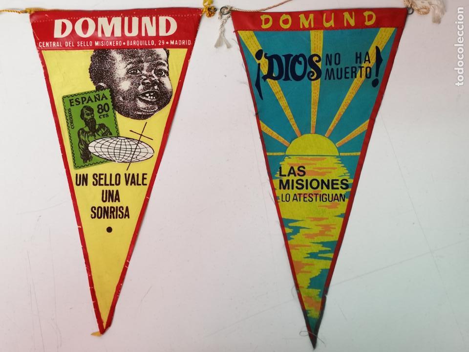 Banderines de colecci&oacute;n: 2 BANDERINES DOMUND - Foto 1