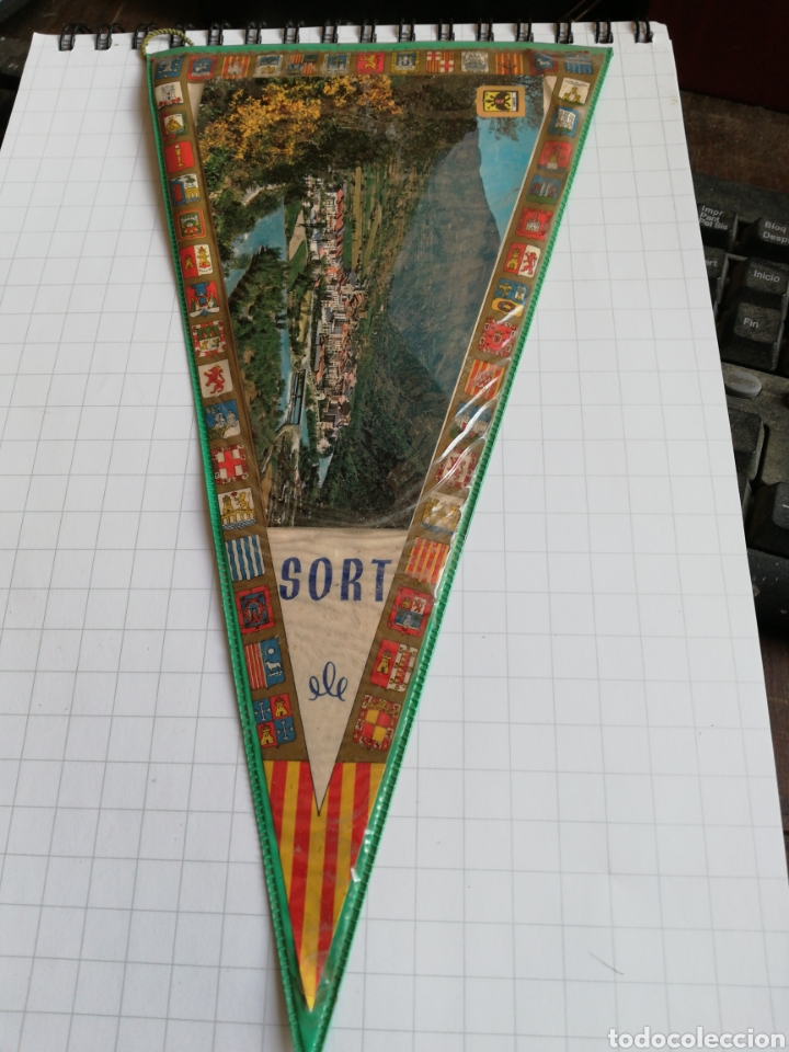 Banderines de colecci&oacute;n: Banderin de Sort, plastificado - Foto 1