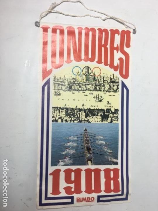 Banderines de colecci&oacute;n: Original antiguo bander&iacute;n colecci&oacute;n bimbo Londres 1908