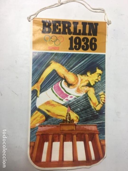 Bandierine di collezione: Original antiguo bander&iacute;n colecci&oacute;n bimbo 10 Berl&iacute;n 1936