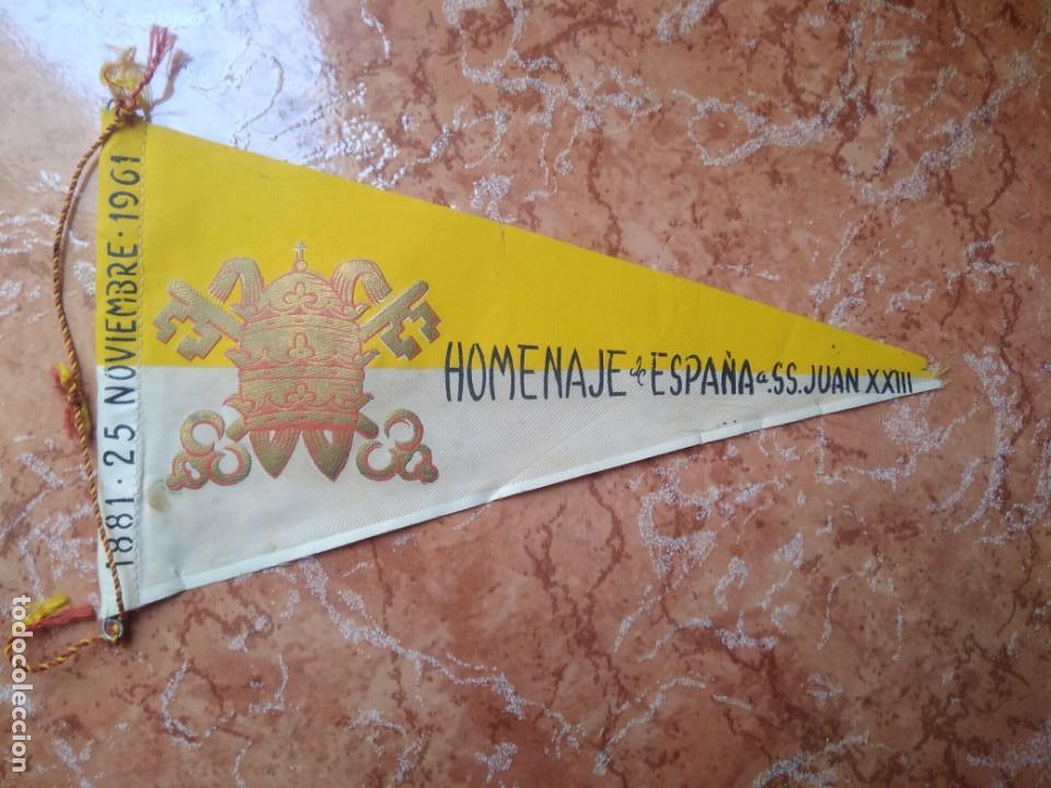 Galhardetes de cole&ccedil;&atilde;o: Banderin homenaje de espa&ntilde;a a SS.Juan 23