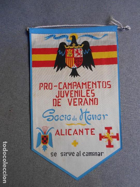 Galhardetes de cole&ccedil;&atilde;o: BANDERIN DE TELA. PRO-CAMPAMENTOS JUVENILES.