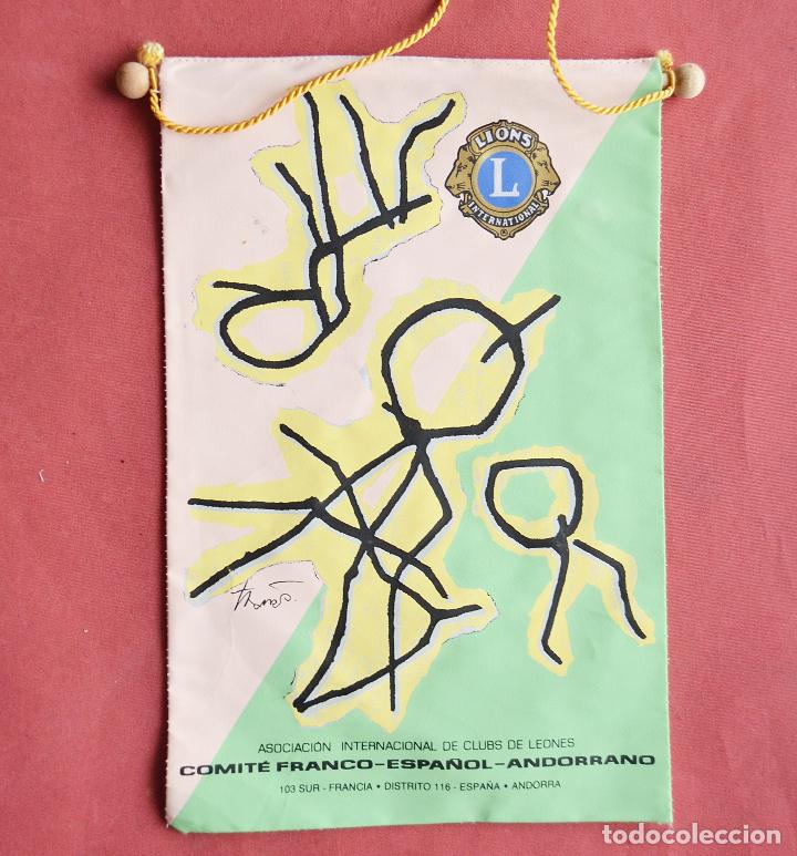 Galhardetes de cole&ccedil;&atilde;o: ASOCIACION INTERNACIONAL DE CLUBS DE LEONES - COMITE FRANCO - ESPA&Ntilde;OL - ANDORRANO