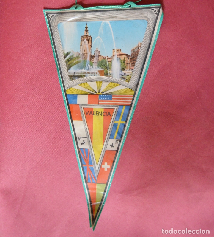 Banderines de colecci&oacute;n: VALENCIA - BANDERIN A&Ntilde;OS 70