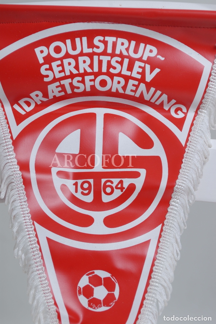 Banderines de colecci&oacute;n: 1 BANDER&Iacute;N - POULSTRUP - SERRITSLEV IDRAETSFORENING - 1964