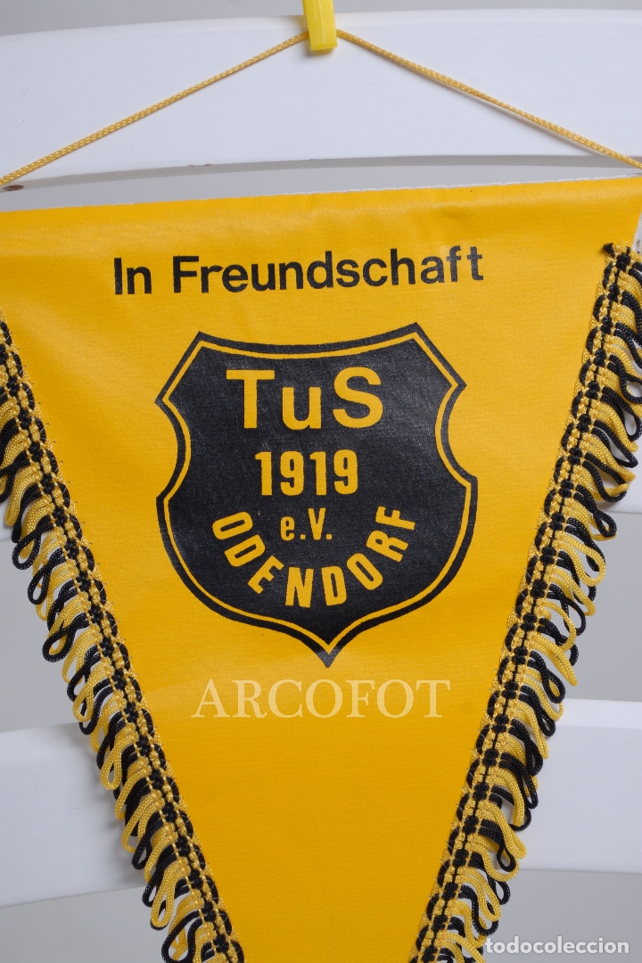 Banderines de colecci&oacute;n: 1 BANDER&Iacute;N - IN FRUNDSCHAFT - TUS ODENDORF - 1919 e.V.