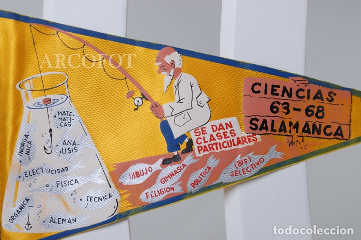 Banderines de colecci&oacute;n: 1 BANDER&Iacute;N - CIENCIAS 63 - 68