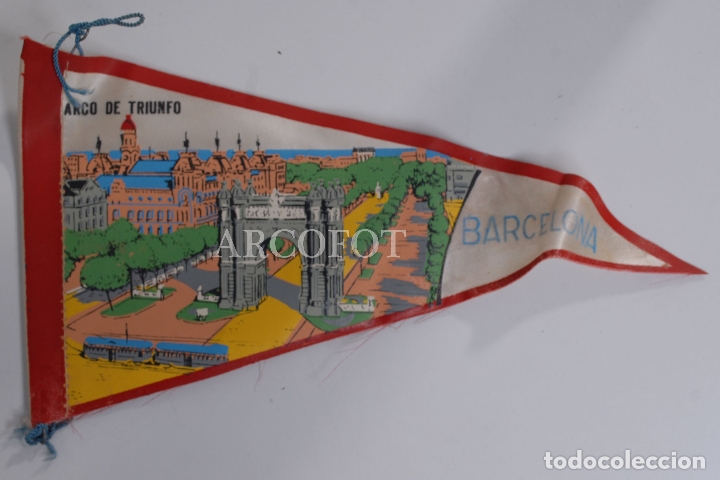 Banderines de colecci&oacute;n: 1 BANDER&Iacute;N - ARCO DE TRIUNFO - BARCELONA