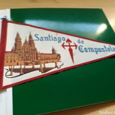 Banderines de colección: ANTIGUO BANDERÍN SANTIAGO DE COMPOSTELA. Lote 168960276