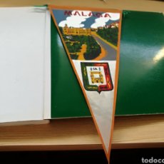Banderines de colección: ANTIGUO BANDERÍN MÁLAGA. Lote 168961110