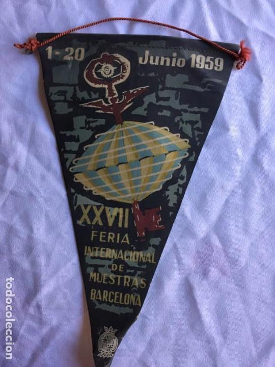 Sammlung von Wimpeln: XXVII FERIAL INTERNACIONAL INTERNACIONAL DE MUESTRAS DE BARCELONA