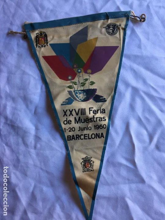 Sammlung von Wimpeln: XXVIII FERIA DE MUESTRAS 1 - 20 JUNIO 1960  BARCELONA