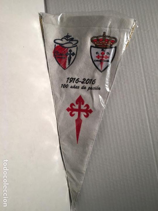 Galhardetes de cole&ccedil;&atilde;o: BANDERIN 100 A&Ntilde;OS DEL CLUB FUTBOL CARABANCHEL