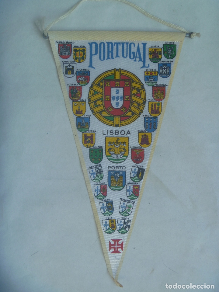 Galhardetes de cole&ccedil;&atilde;o: BANDERIN TURISTICO DE PORTUGAL . A&Ntilde;OS 60