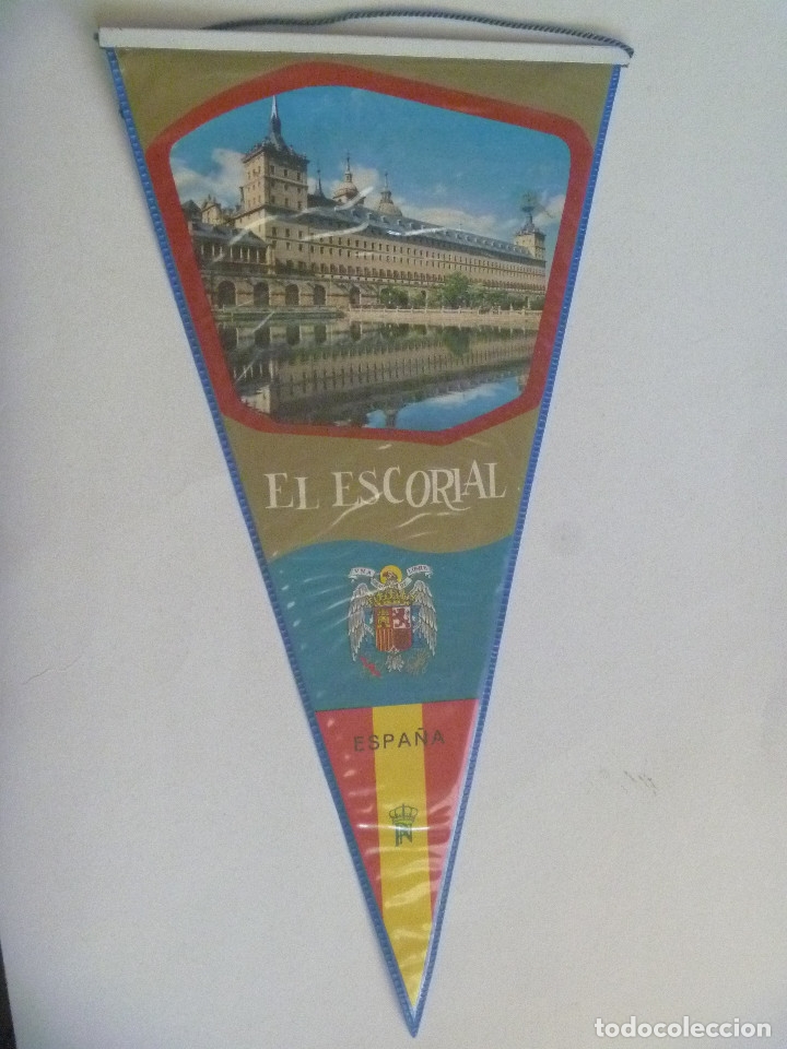 Galhardetes de cole&ccedil;&atilde;o: BANDERIN DE EL ESCORIAL . AGUILA DE SAN JUAN . DE PATRIMONIO NACIONAL