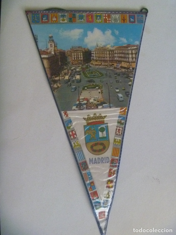 Galhardetes de cole&ccedil;&atilde;o: BANDERIN TURISTICO DE MADRID . A&Ntilde;OS 60