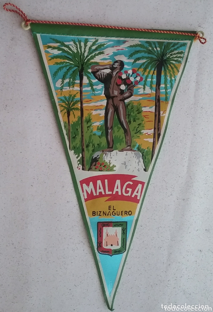 Sammlung von Wimpeln: M&Aacute;LAGA, el Biznaguero, BANDER&Iacute;N.