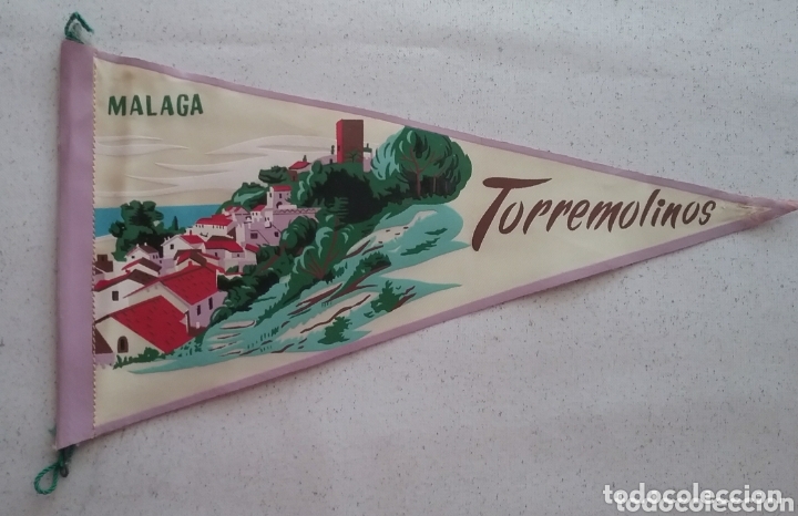 Sammlung von Wimpeln: M&Aacute;LAGA Torremolinos, BANDER&Iacute;N.