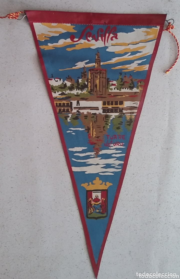 Sammlung von Wimpeln: SEVILLA, Torre del Oro, BANDER&Iacute;N.