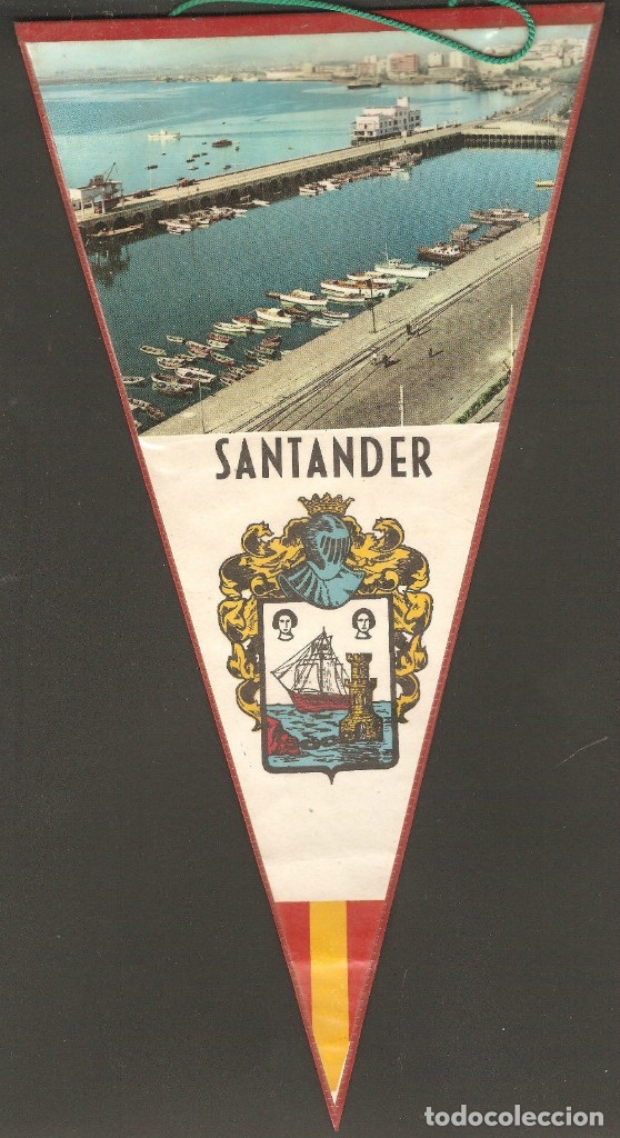 Sammlung von Wimpeln: BANDERIN ANTIGUO SANTANDER,TAMA&Ntilde;O 15 X 29