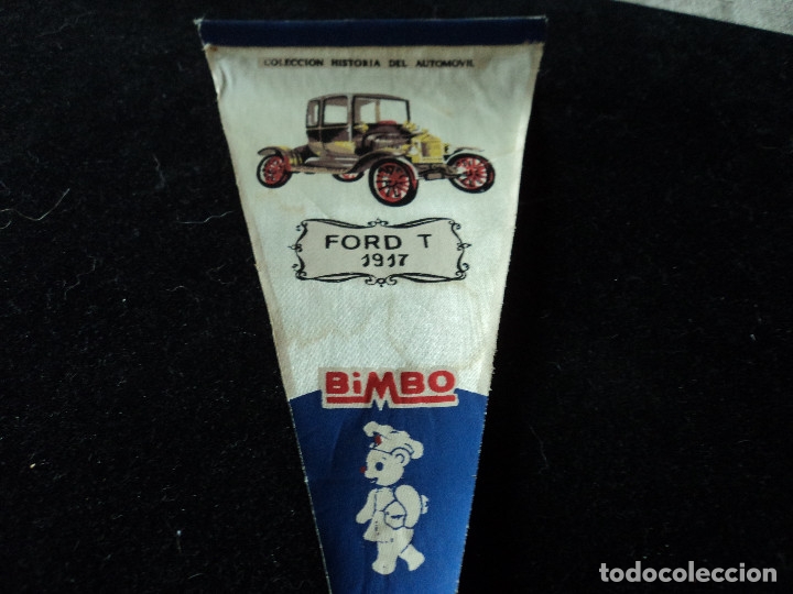 Galhardetes de cole&ccedil;&atilde;o: COLECCION HISTORIA DEL AUTOMOVIL DE BIMBO FORD T 1917 26 X 14 CM