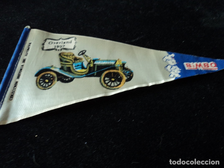 Galhardetes de cole&ccedil;&atilde;o: COLECCION HISTORIA DEL AUTOMOVIL DE BIMBO OVERLAND1907 26 X 14 CM
