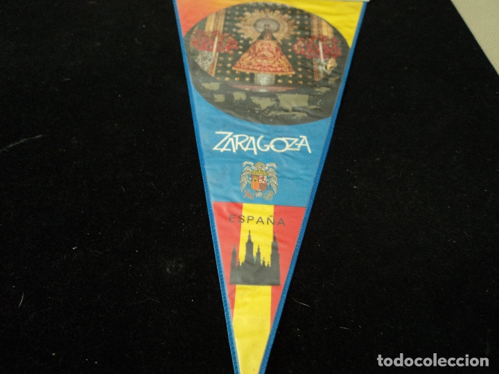 Banderines de colecci&oacute;n: BANDERIN PLASTIFICADO ZARAGOZA 29 X 15 CM